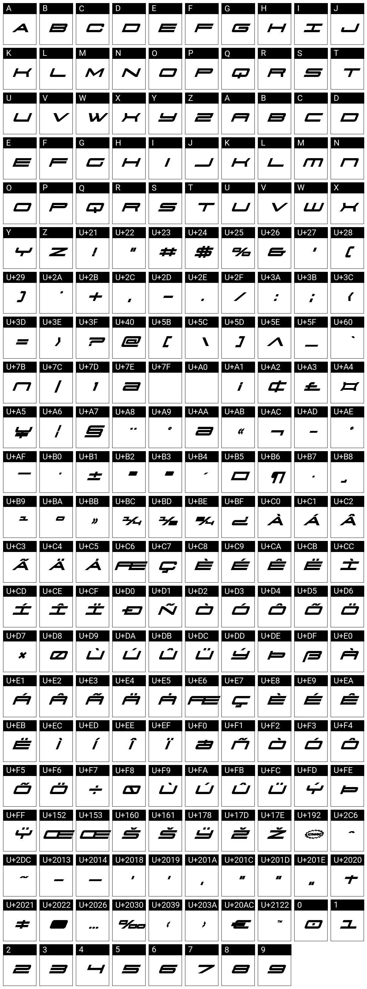 911 Porscha Bold Italic Font Download Free | fontfreedownload.com
