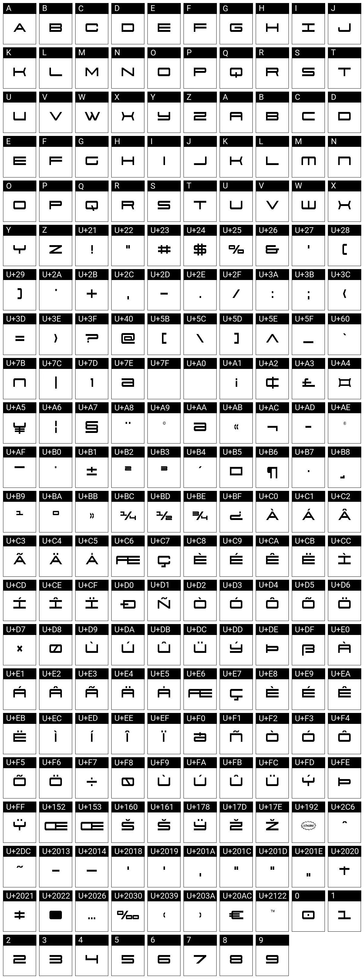 911 Porscha Condensed Condensed Font Free Download | fontfreedownload.com