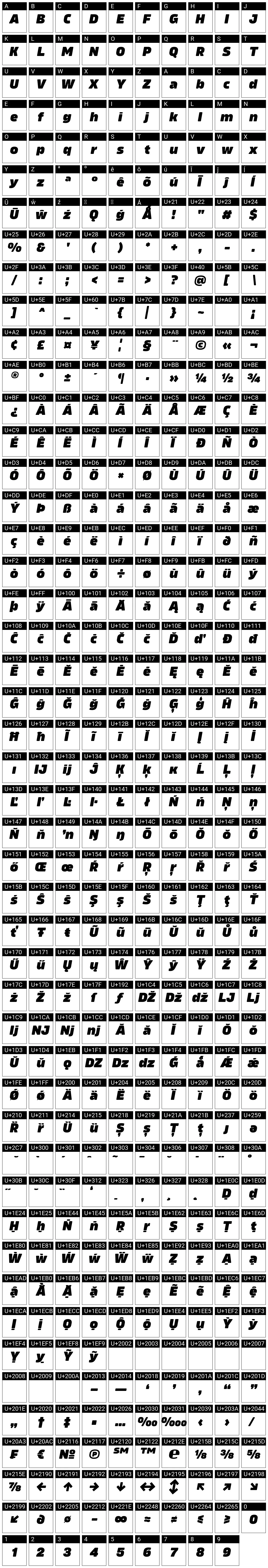 Download Amfibia Black Italic Font for Free - FontFreeDownload.com