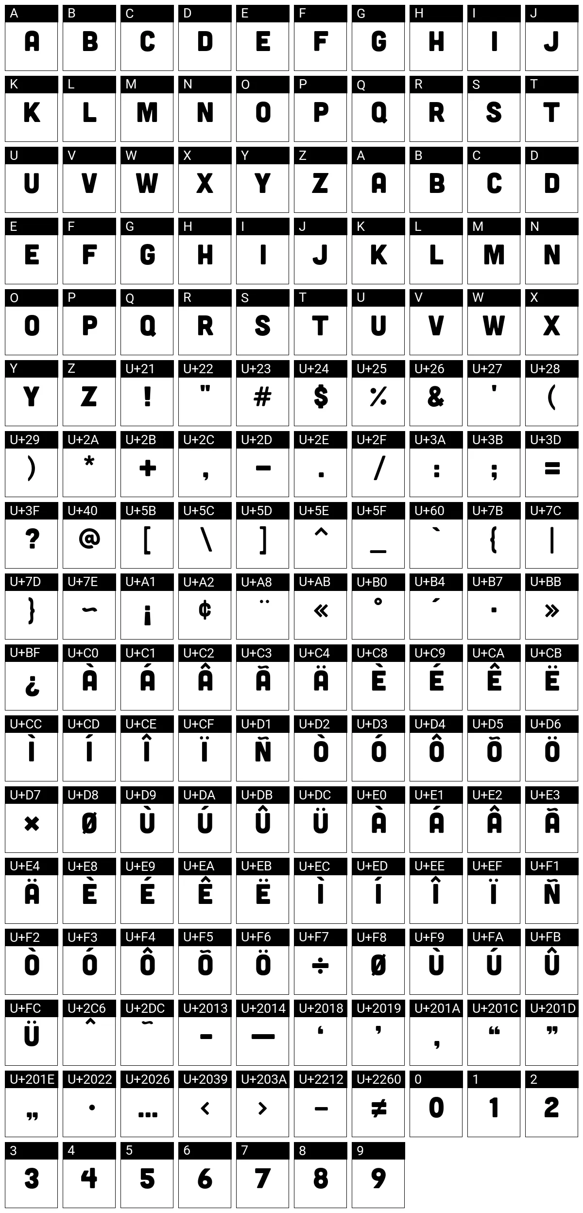 Download Cubano Regular Font Free - FontFreeDownload.com