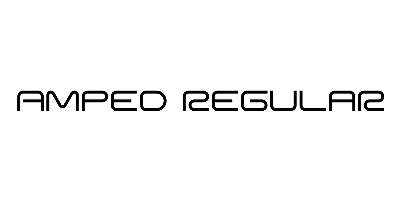 Amped Regular Font Preview