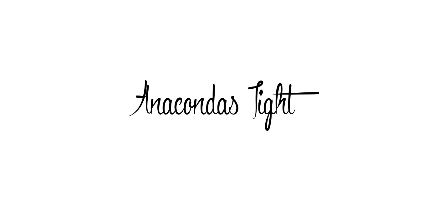 Anacondas Light Font Preview