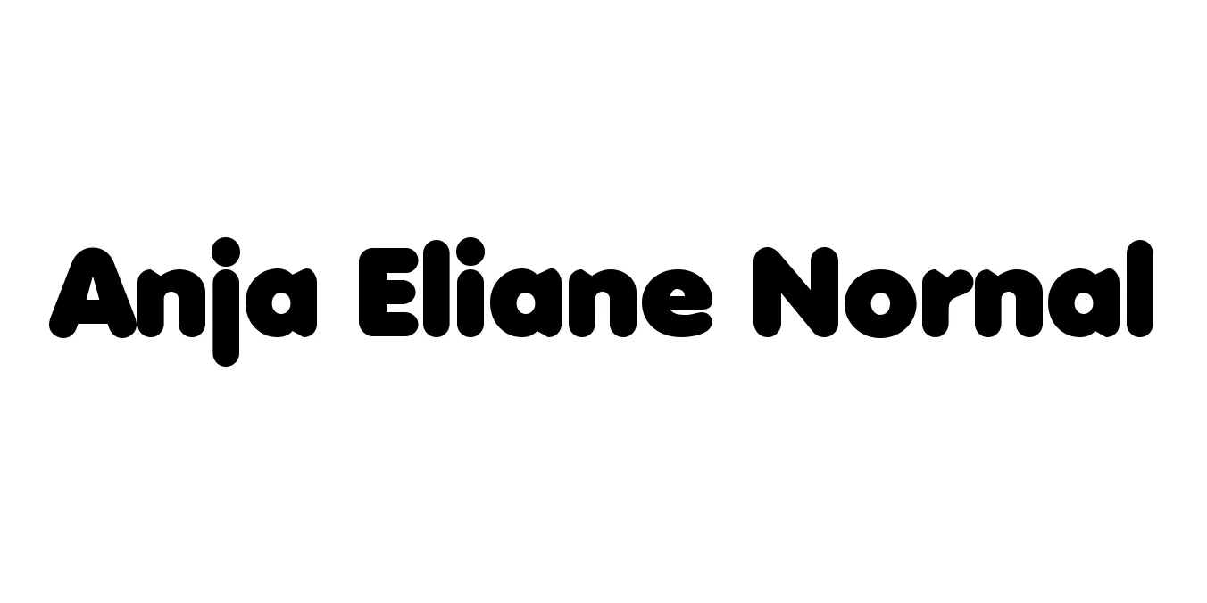 Anja Eliane Nornal Font Preview