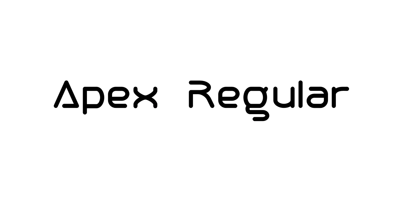 Apex - Regular Font Preview