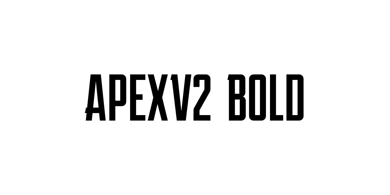 ApexV2 Bold Font Preview