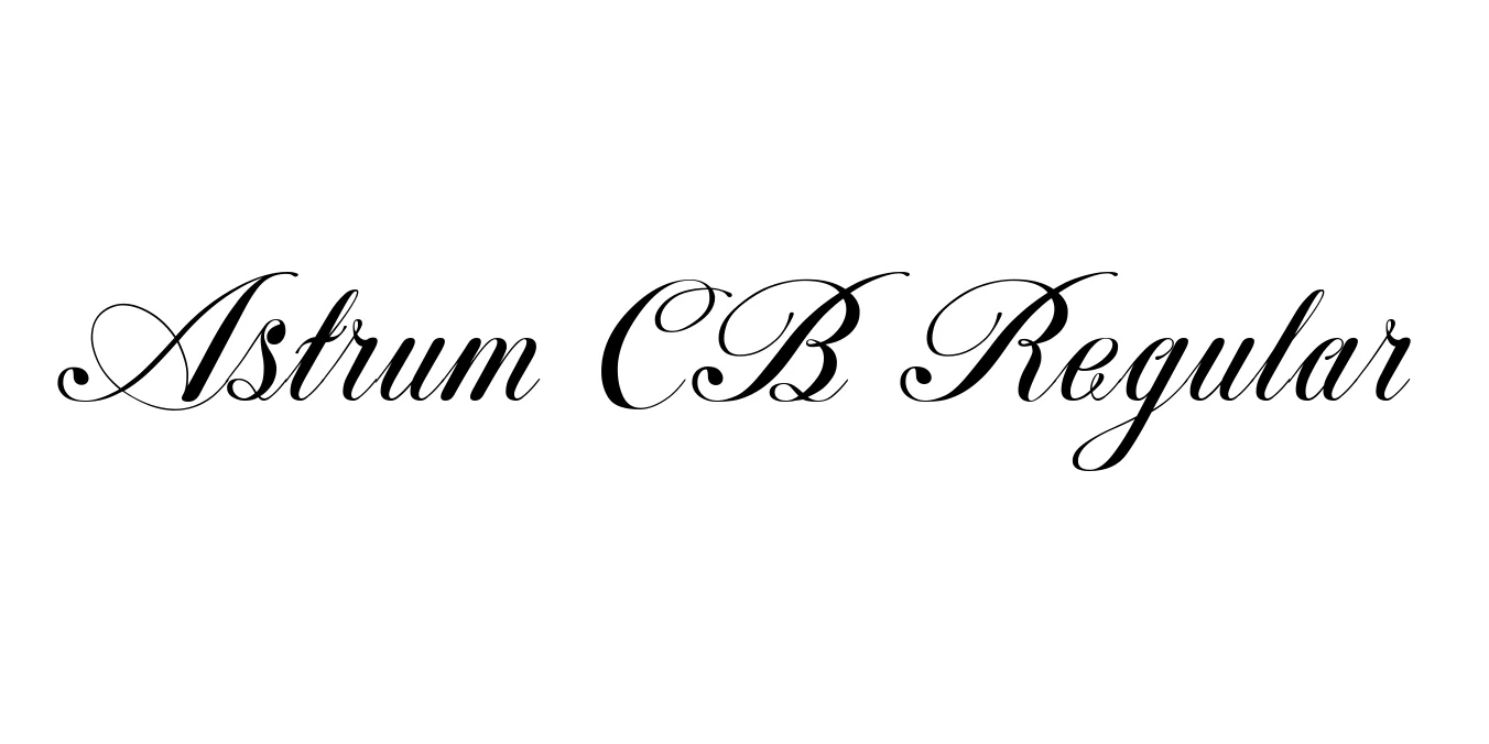 Astrum CB Regular Font Preview