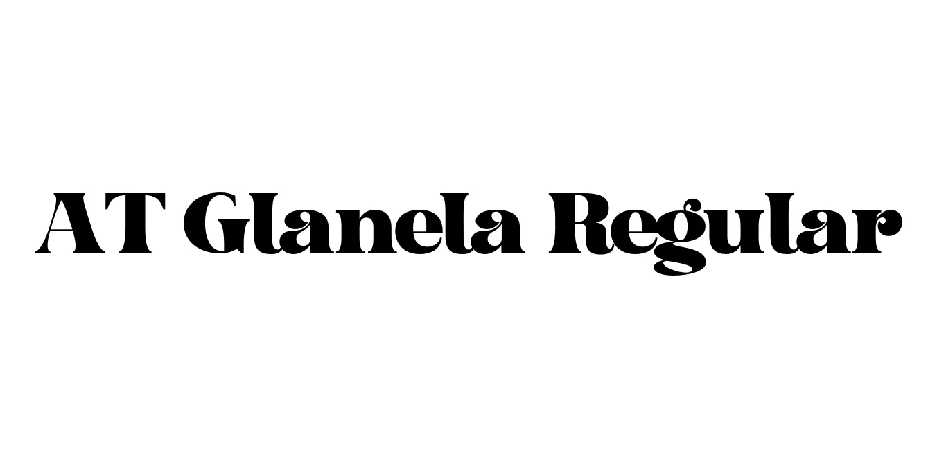 AT Glanela Regular Font Preview