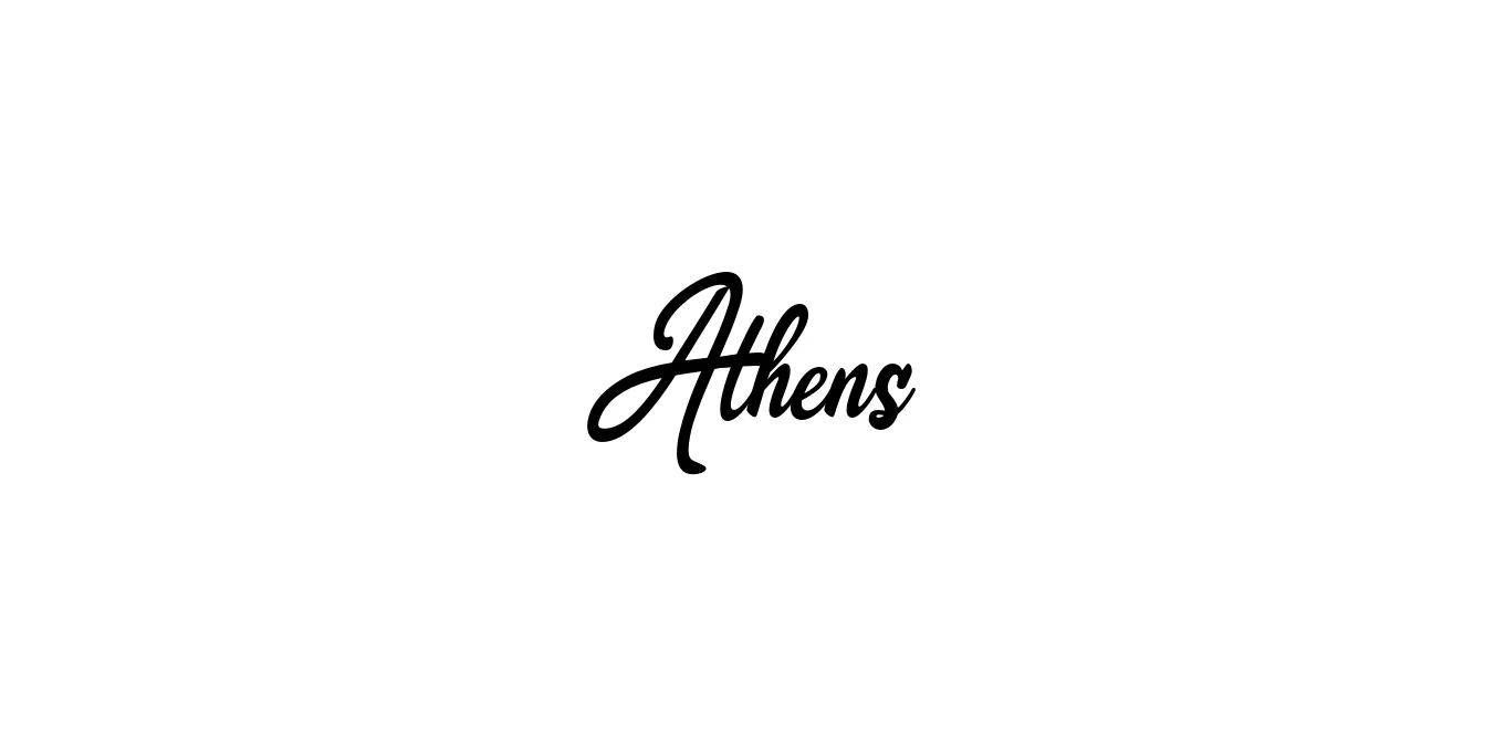 Athens Font Preview