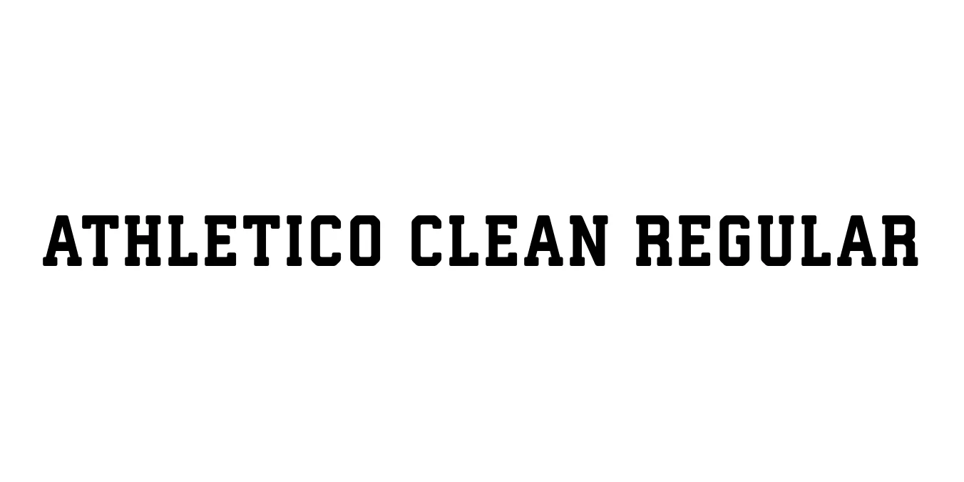 Athletico Clean Regular Font Preview