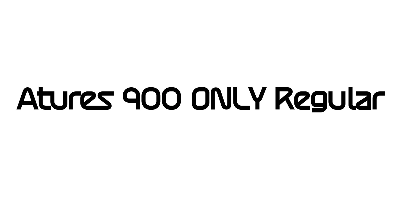 Atures 900 Regular Font Preview