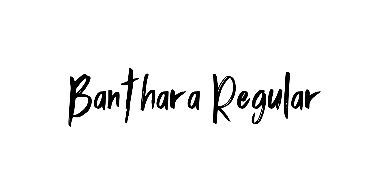 Banthara Regular Font Preview