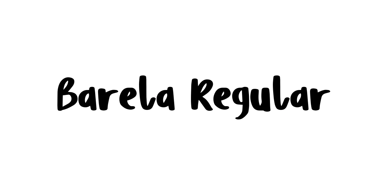 Barela Regular Font Preview