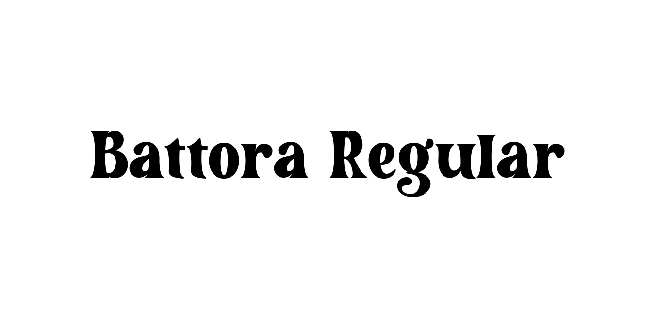 Battora Regular Font Preview