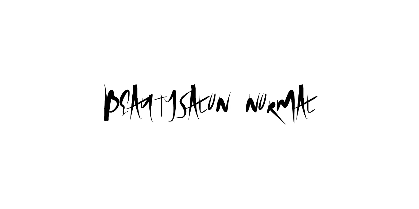 BeautySalon Normal Font Preview