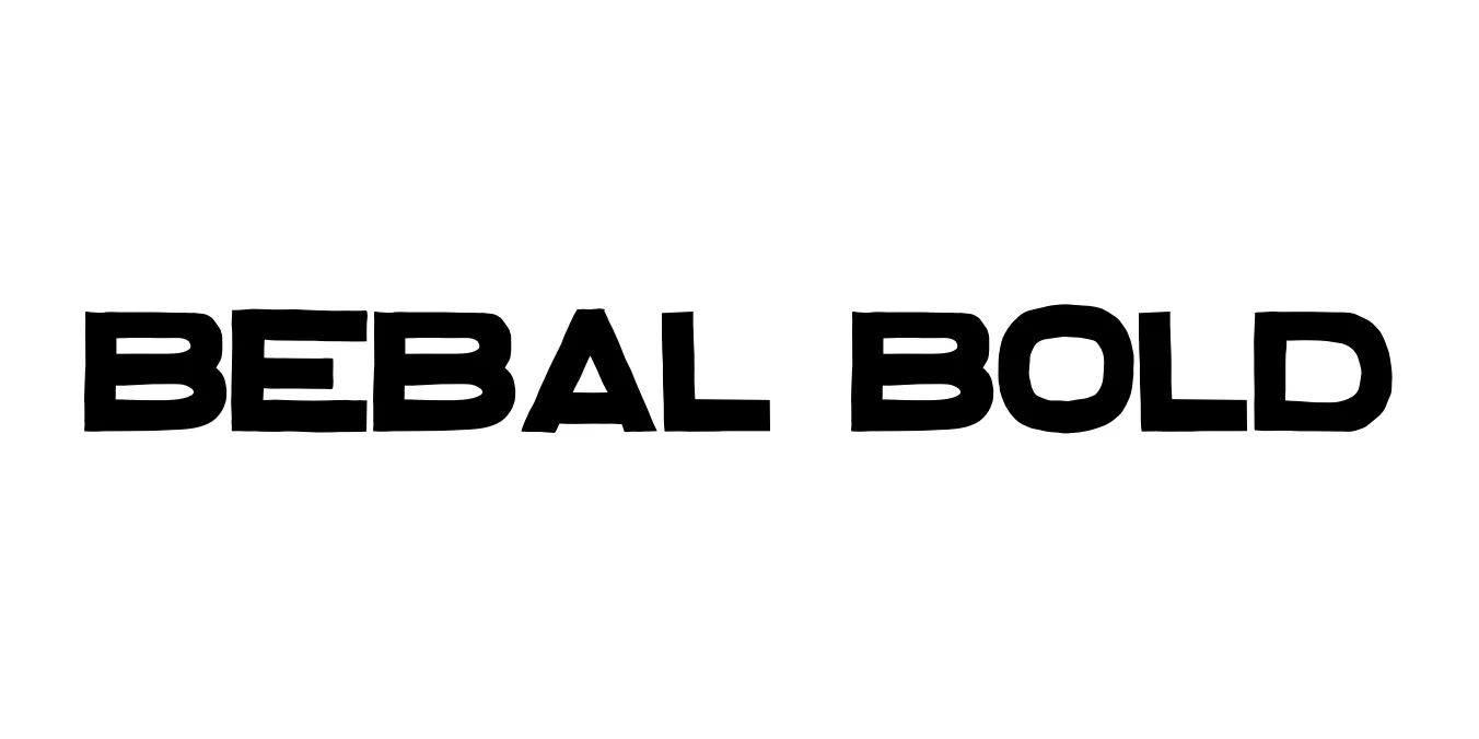 Bebal Bold Font Preview