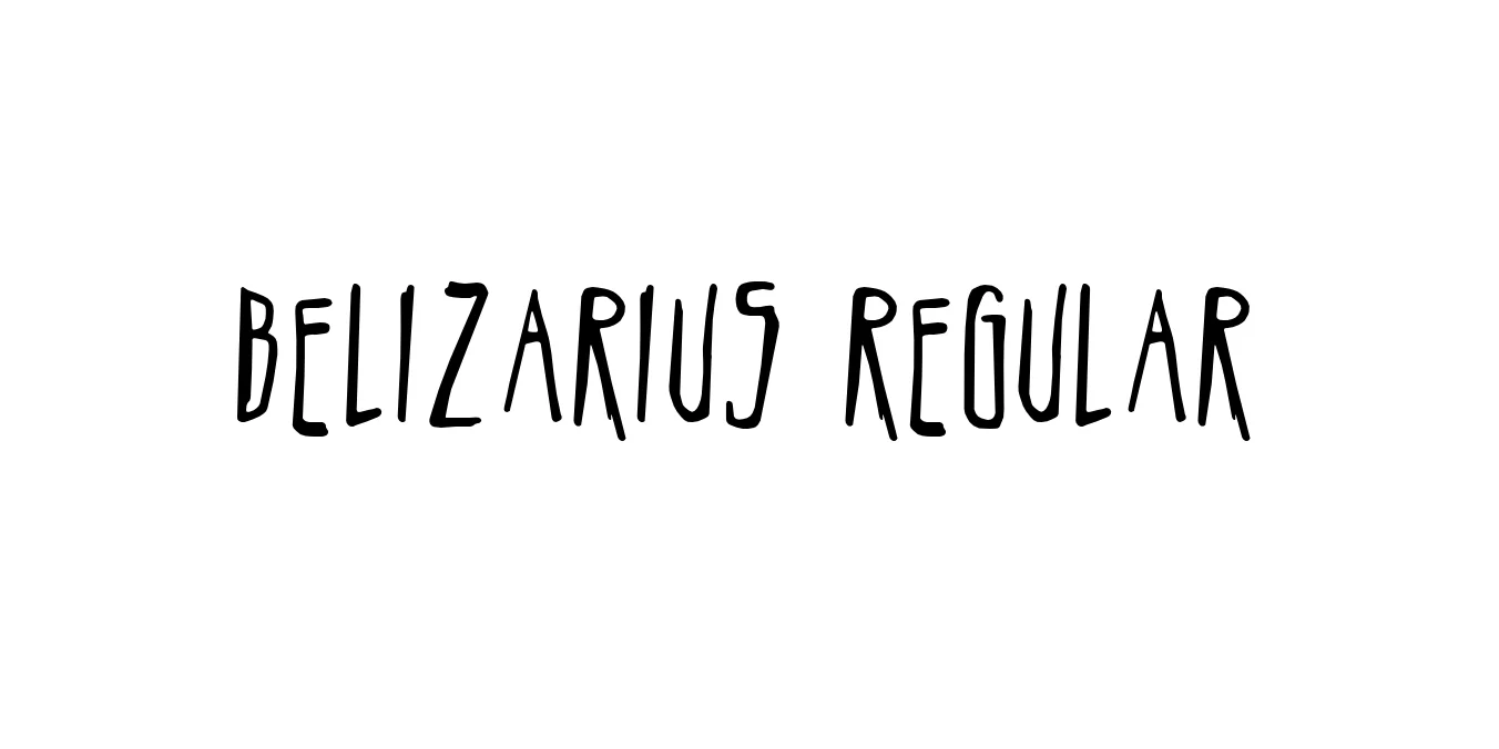 Belizarius Regular Font Preview
