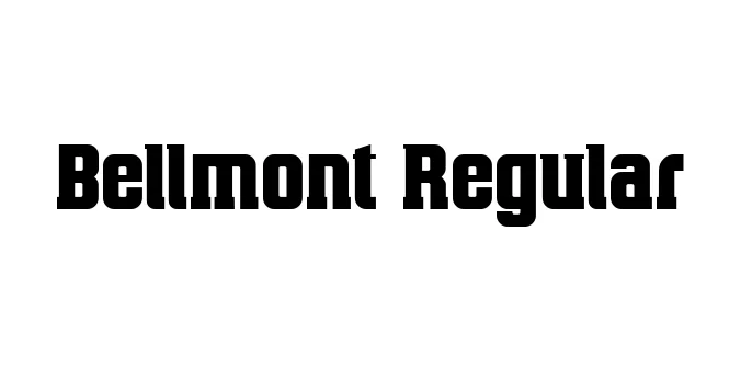 Bellmont Regular Font Preview