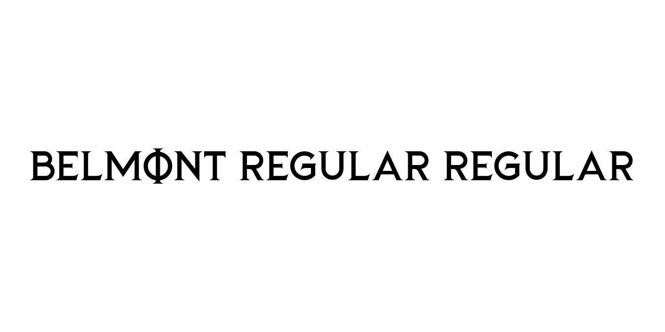 Belmont Regular Regular Font Preview