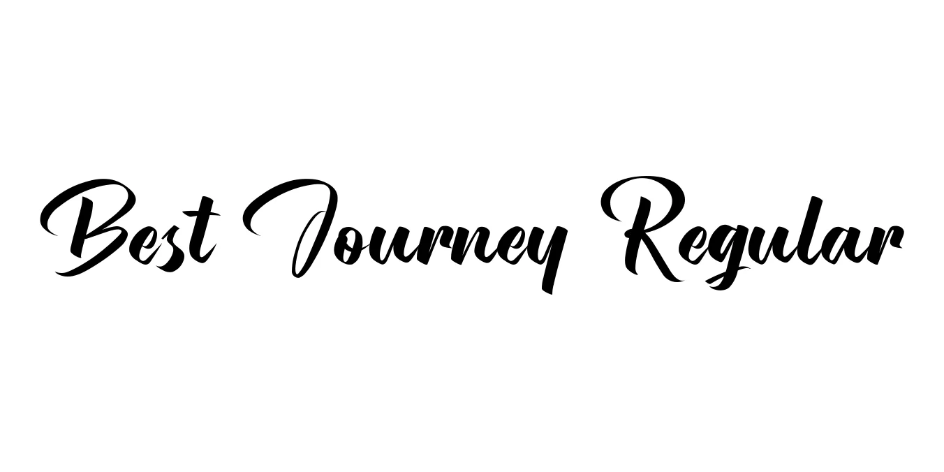 Best Journey Regular Font Preview