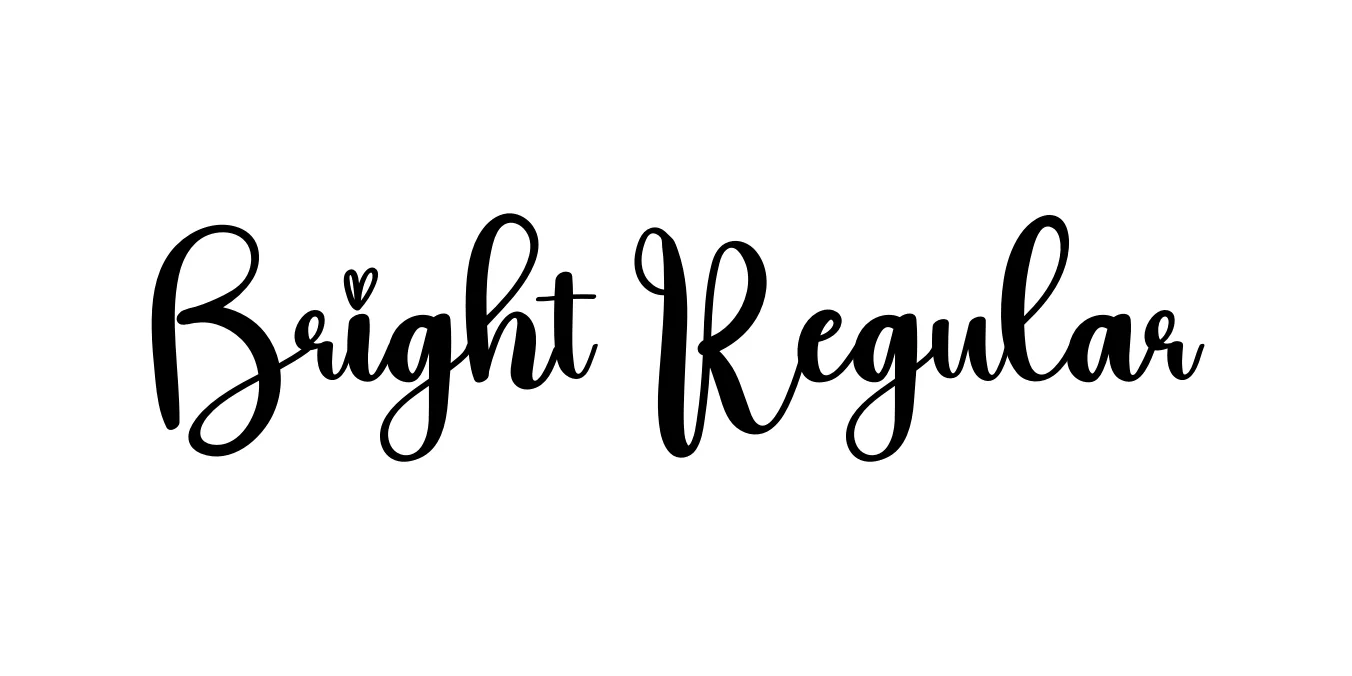 Bright Regular Font Preview