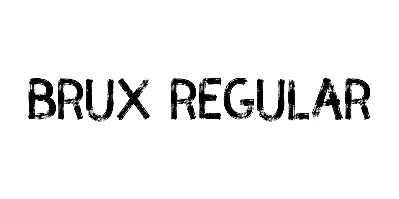 BRUX Regular Font Preview