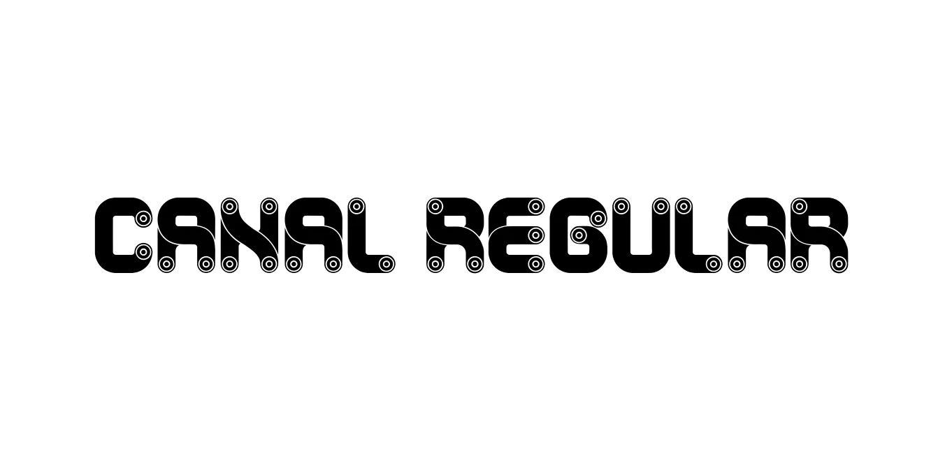 Canal Regular Font Preview