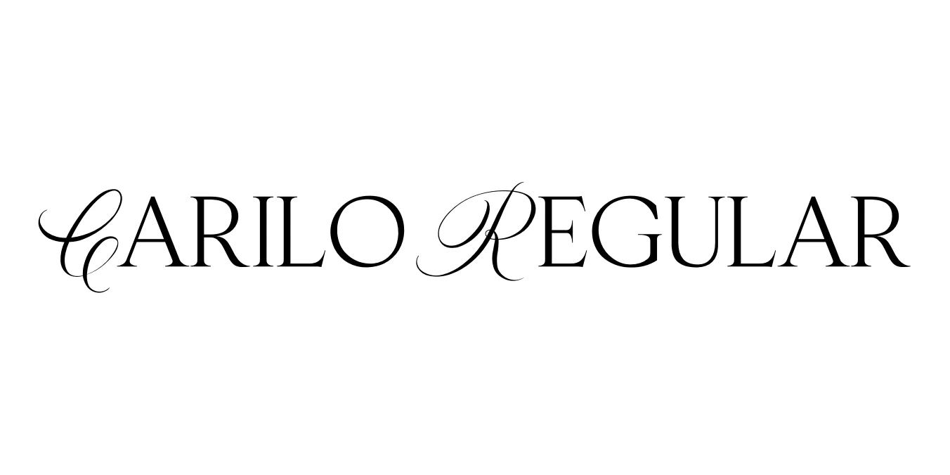 Carilo Regular Font Preview