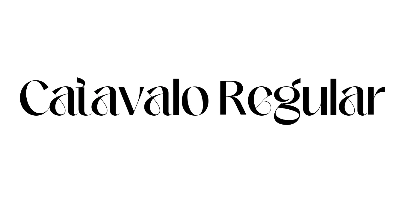 Catavalo Regular Font Preview
