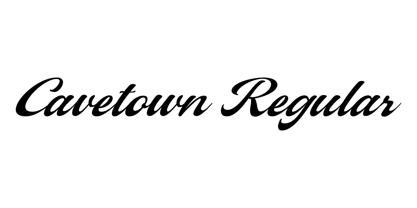 Cavetown Regular Font Preview
