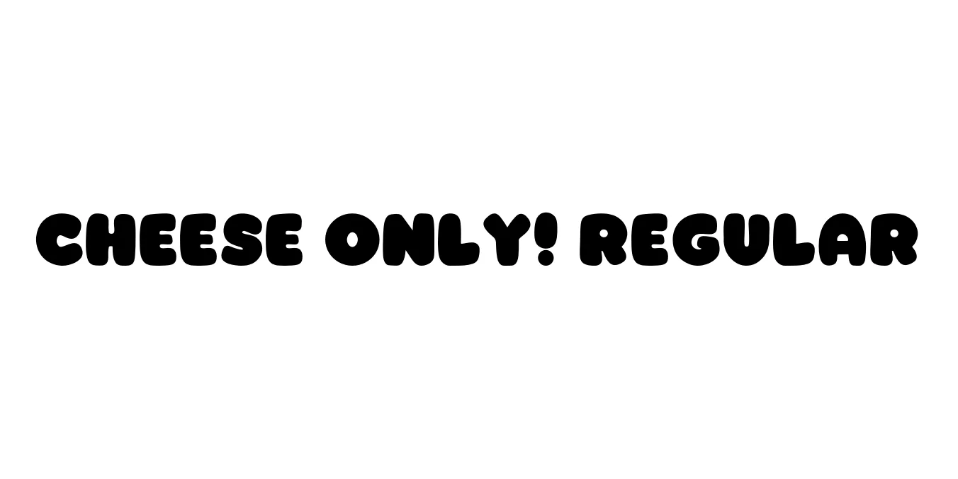 Cheese Regular Font Preview