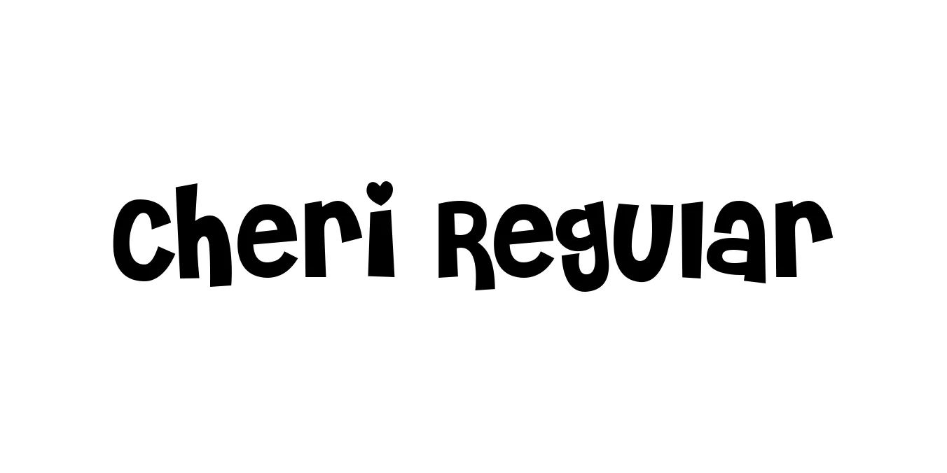 Cheri Regular Font Preview