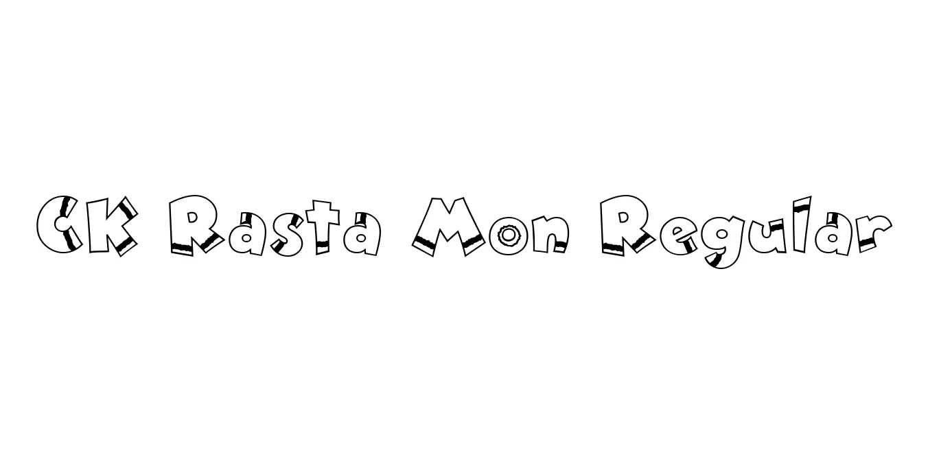 CK Rasta Mon Regular Font Preview