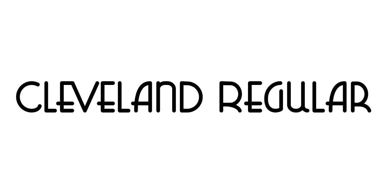 Cleveland Regular Font Preview