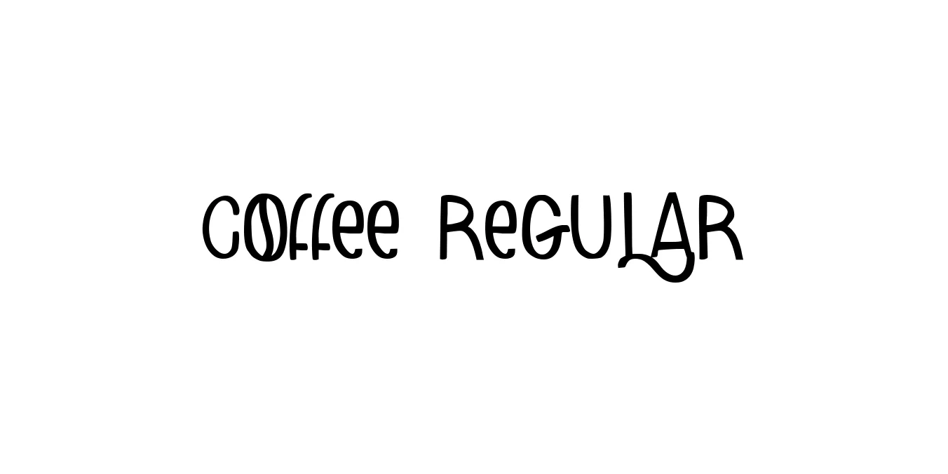 Coffee Regular Font Preview