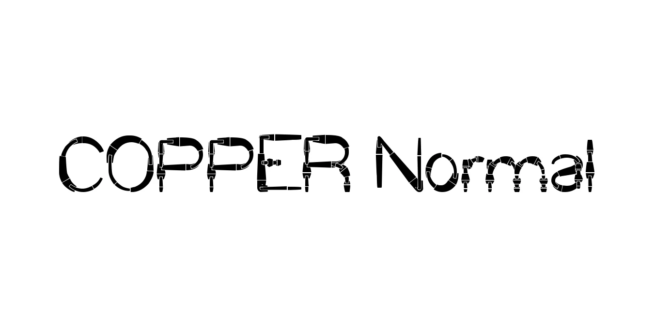 COPPER Normal Font Preview
