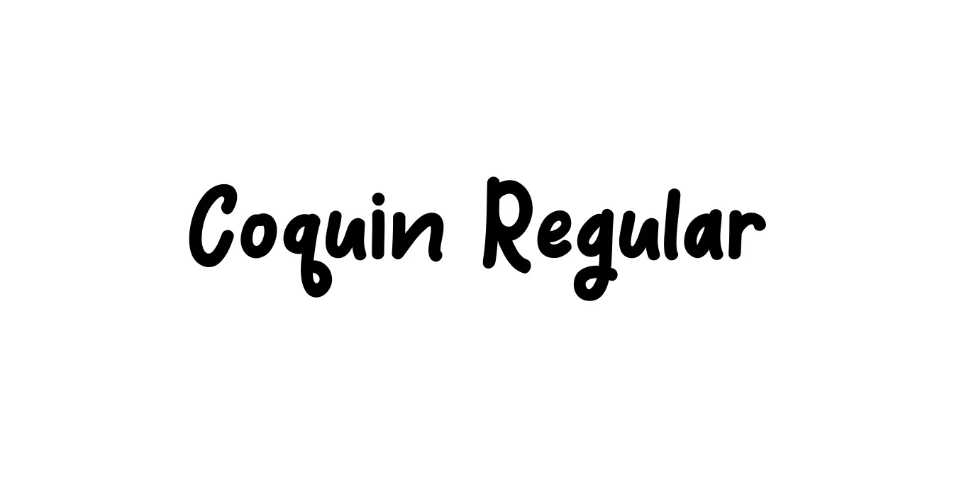 Coquin Regular Font Preview