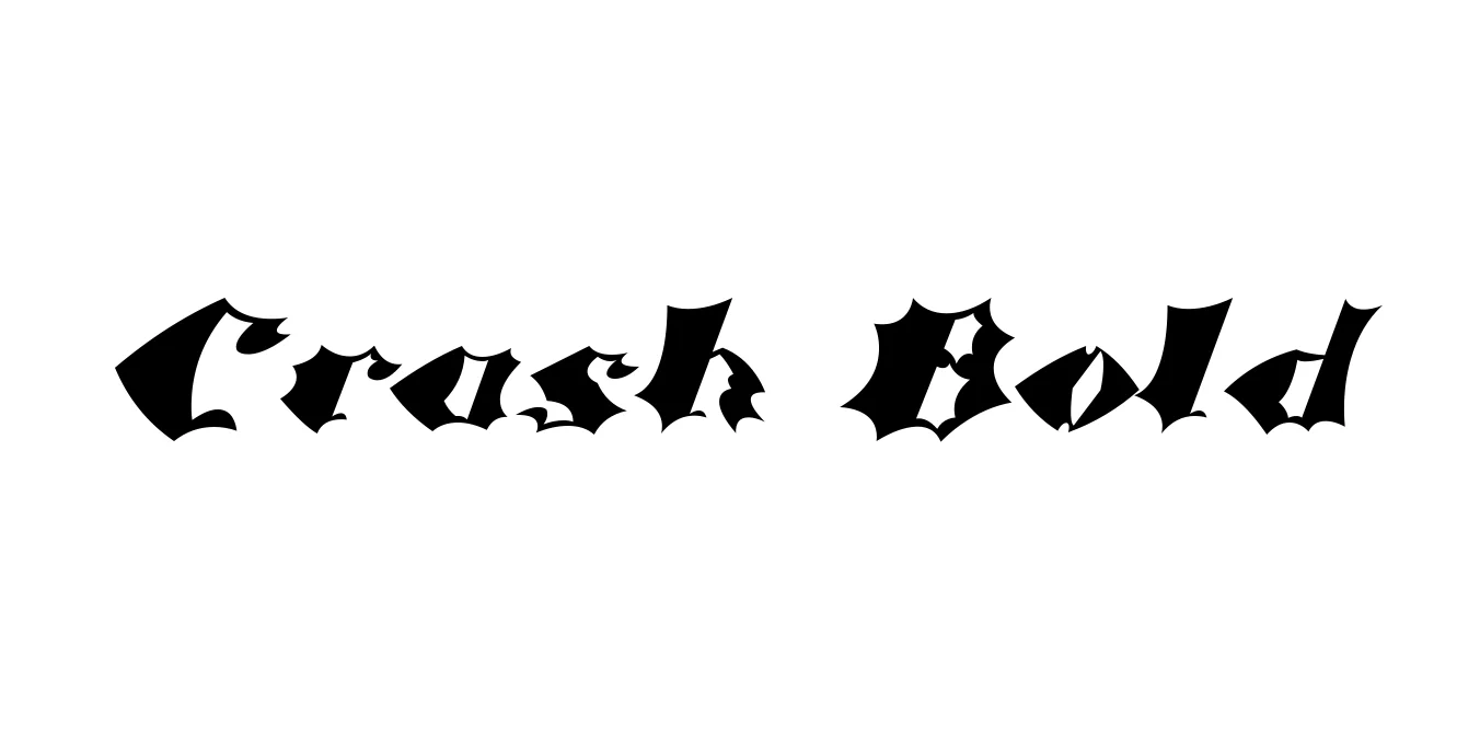 Crash Bold Font Preview