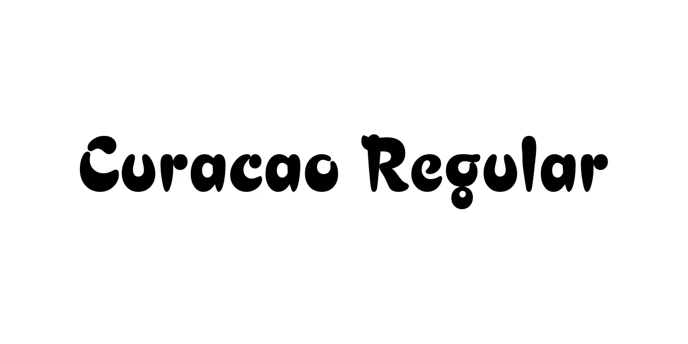 Curacao Regular Font Preview