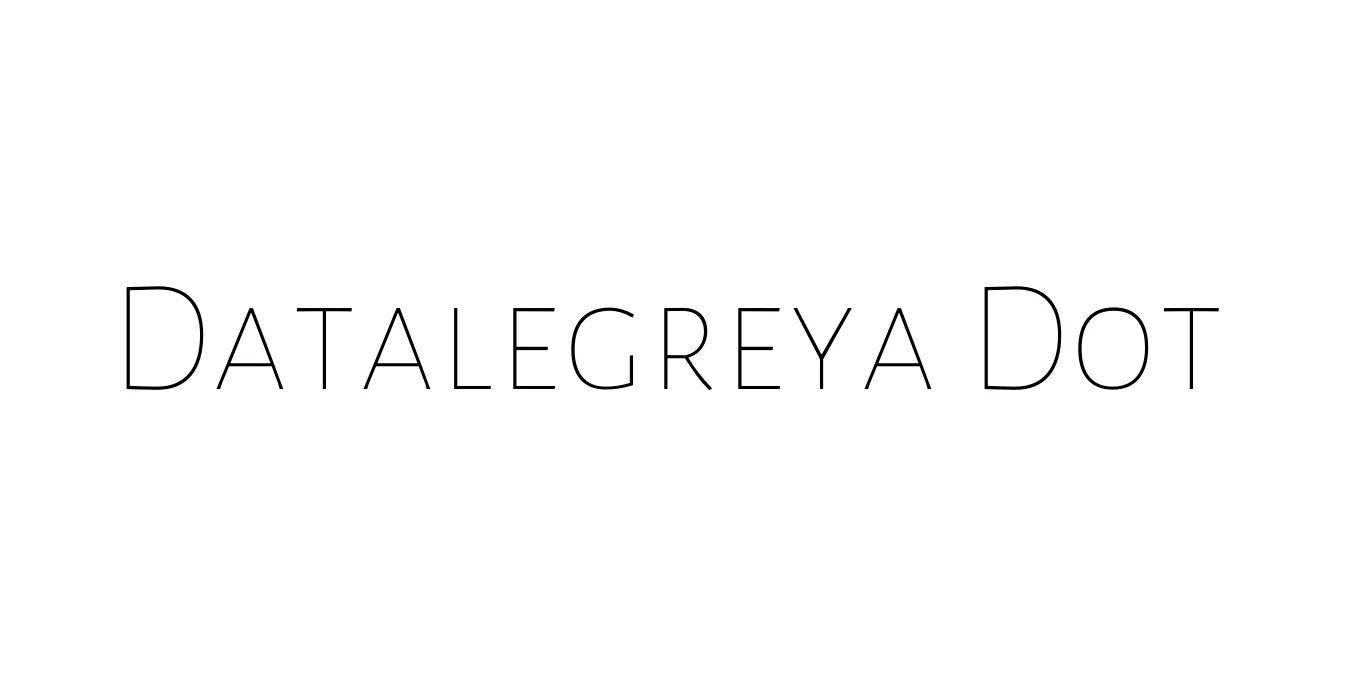 Datalegreya Dot Font Preview