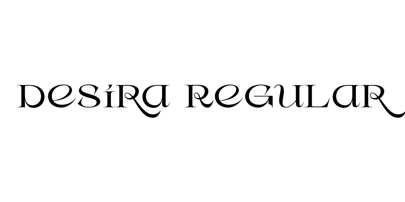 Desira Regular Font Preview