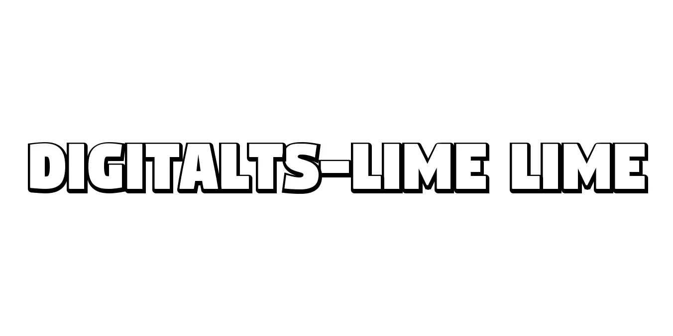 DigitaltS-Lime Lime Font Preview