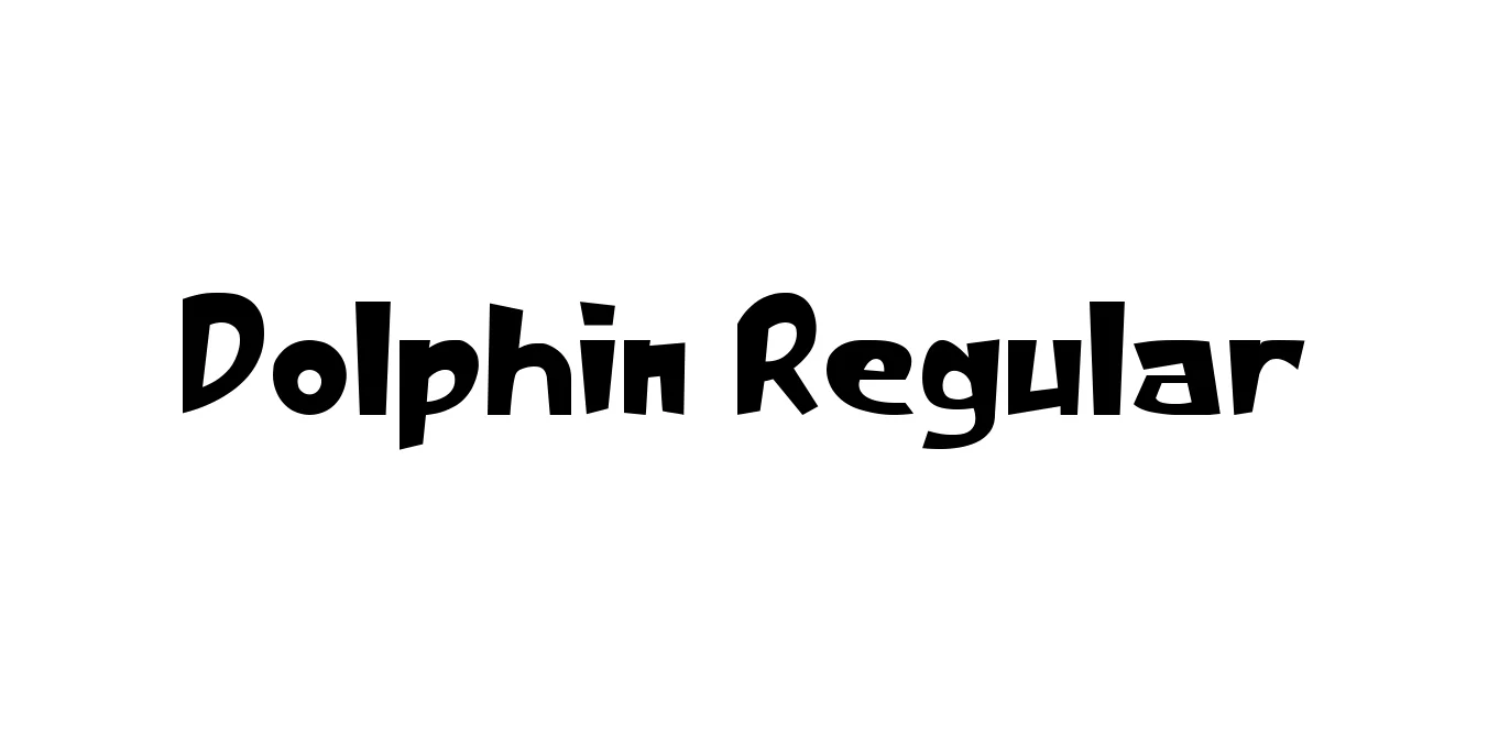 Dolphin Regular Font Preview