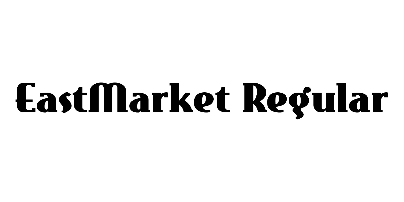 EastMarket Regular Font Preview