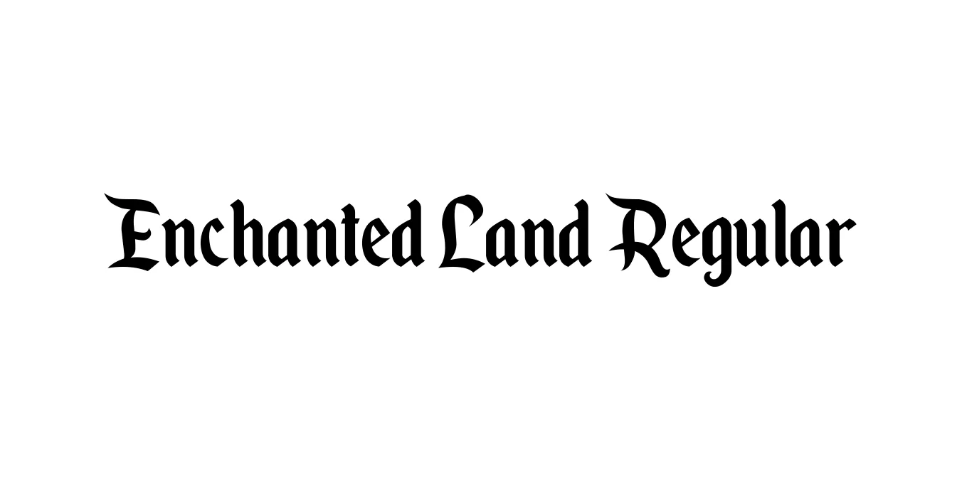 Enchanted Land Regular Font Preview