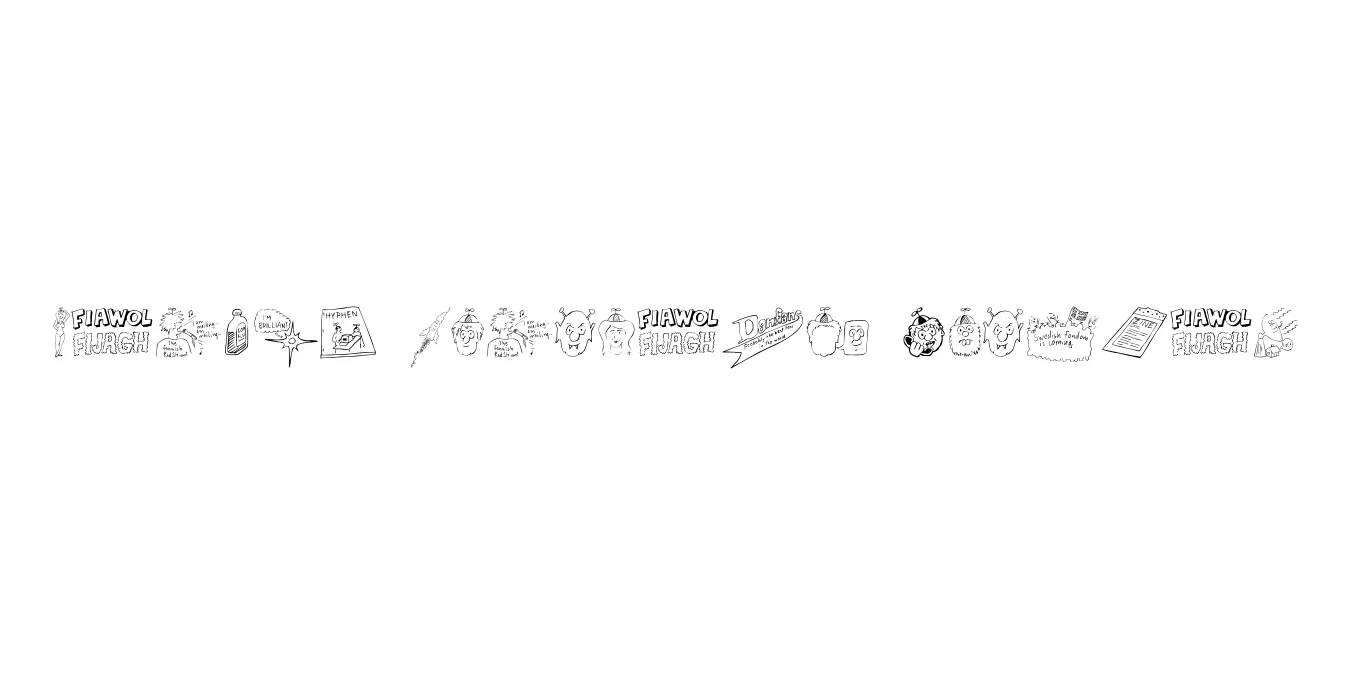 Fandom Dingbats Regular Font Preview