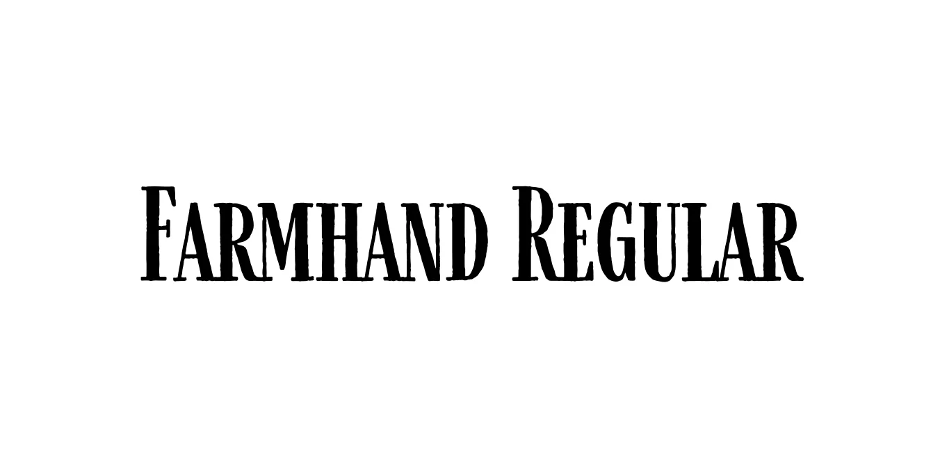 Farmhand Regular Font Preview