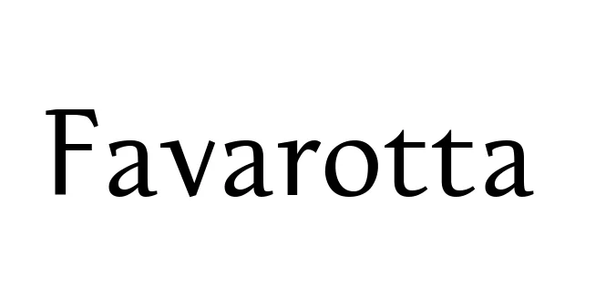 Favarotta ☞ Font Preview