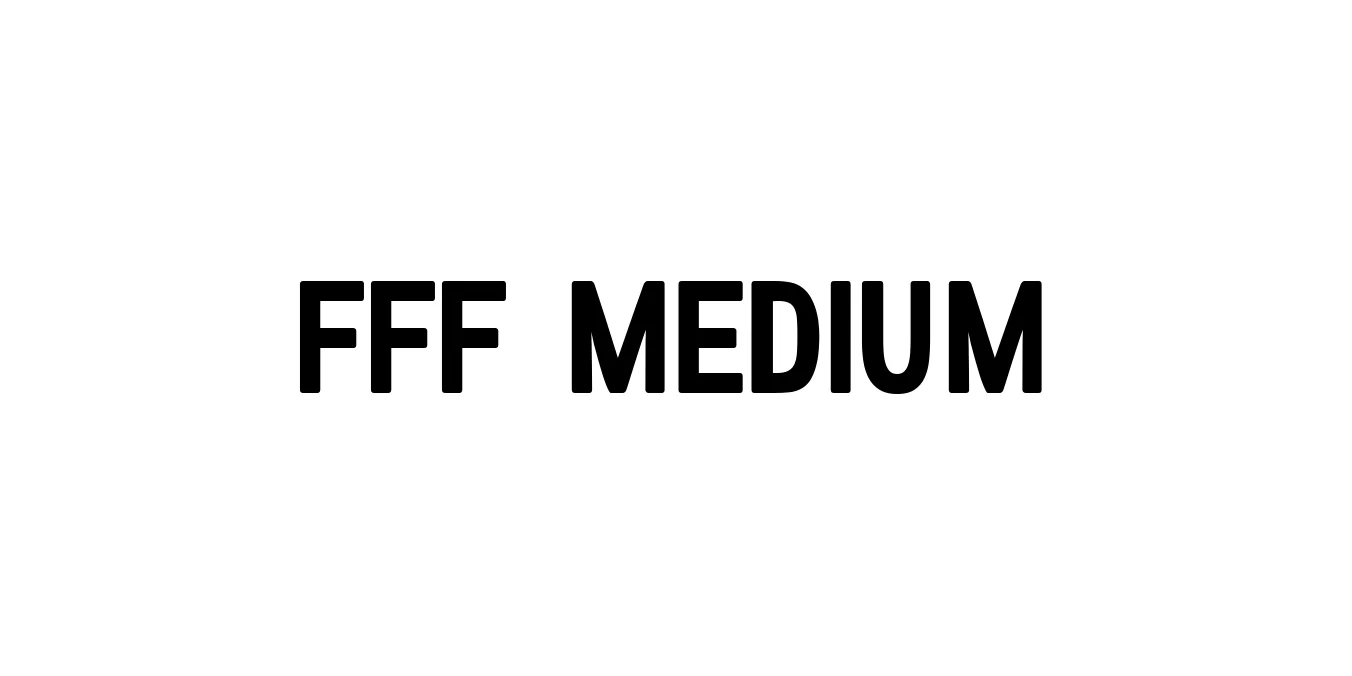 FFF Medium Font Preview