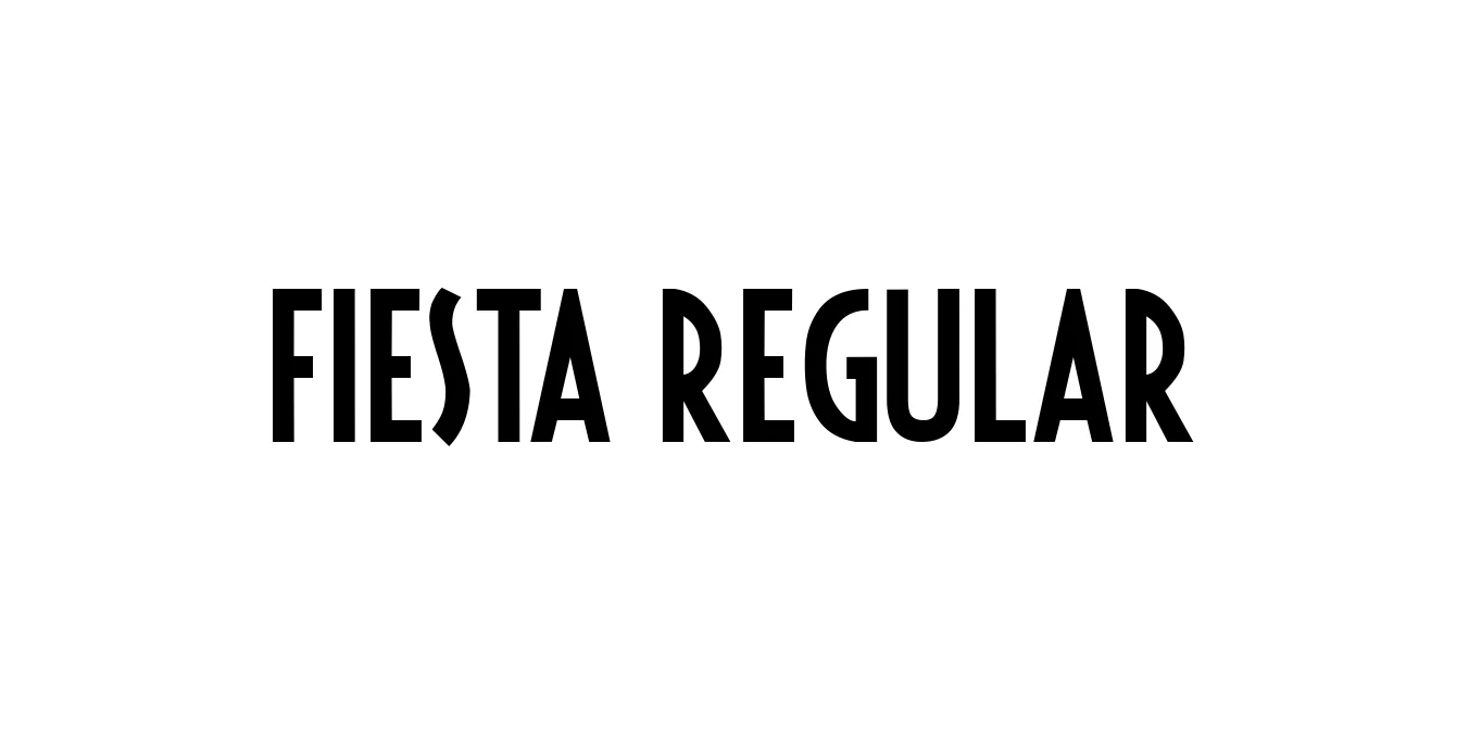 Fiesta Regular Font Preview