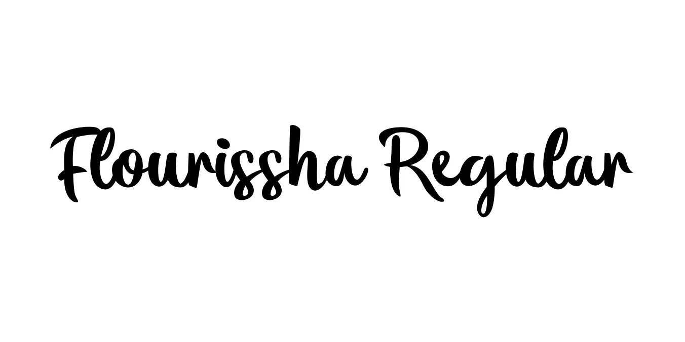 Flourissha Regular Font Preview